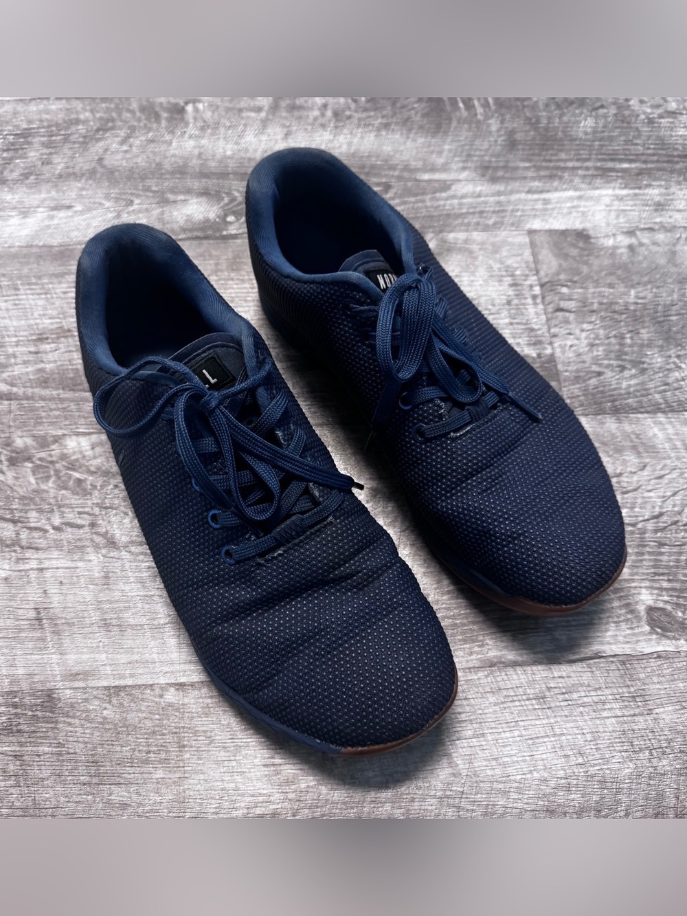 NOBULL Navy Gum Outwork Shoes Athletic Sneakers Mens Sz. 11.5